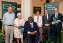 Commissioners Dr William Bird, Councillor Beverley Egan, Dr Clenton Farquharson CBE, Pamela Donnelly, Tom Abel and Councillor Jeff Henry